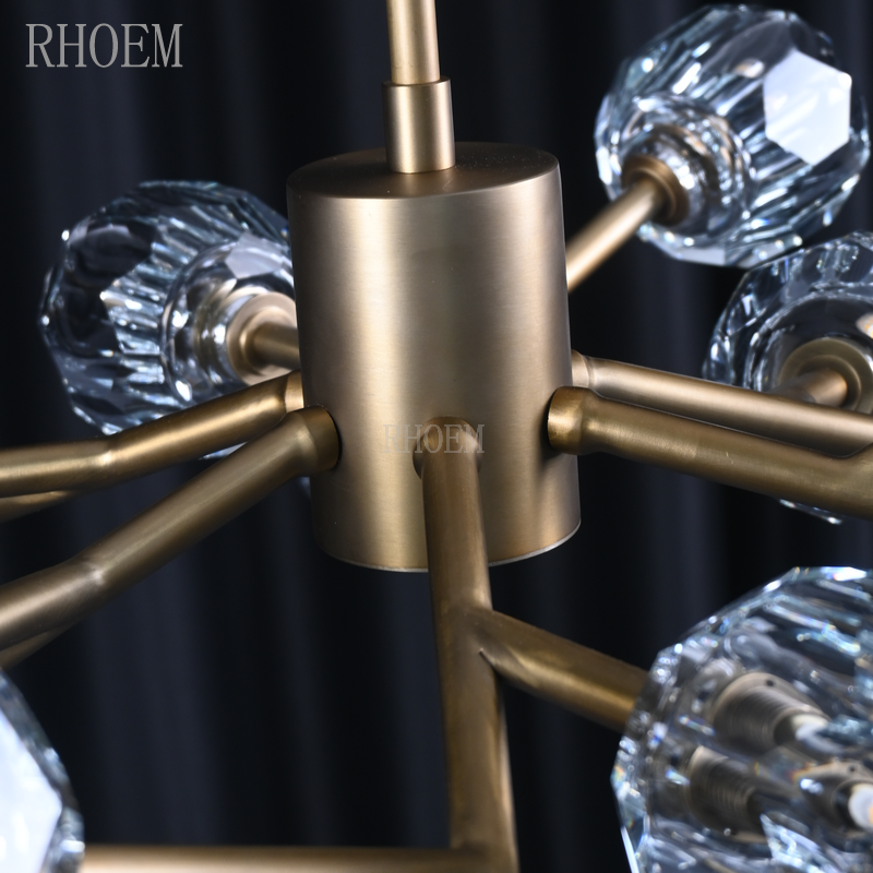 Luxury Boule De Cristal Round Chandelier | Clear Glass