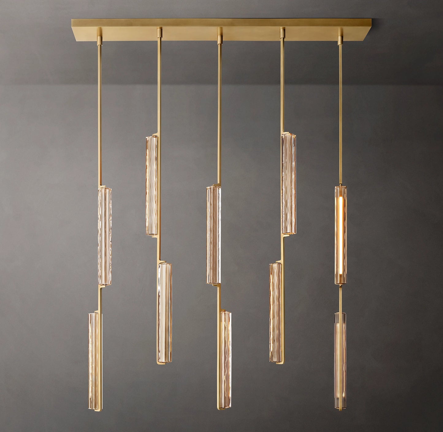 Audubon Crystal Linear Chandelier
