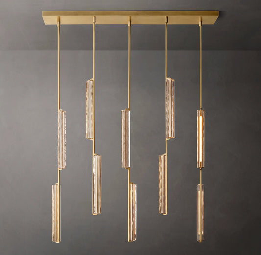 Audubon Crystal Linear Chandelier