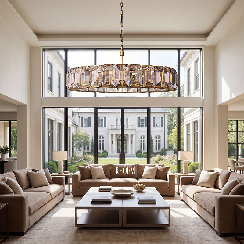 Harlow Crystal Round Chandelier