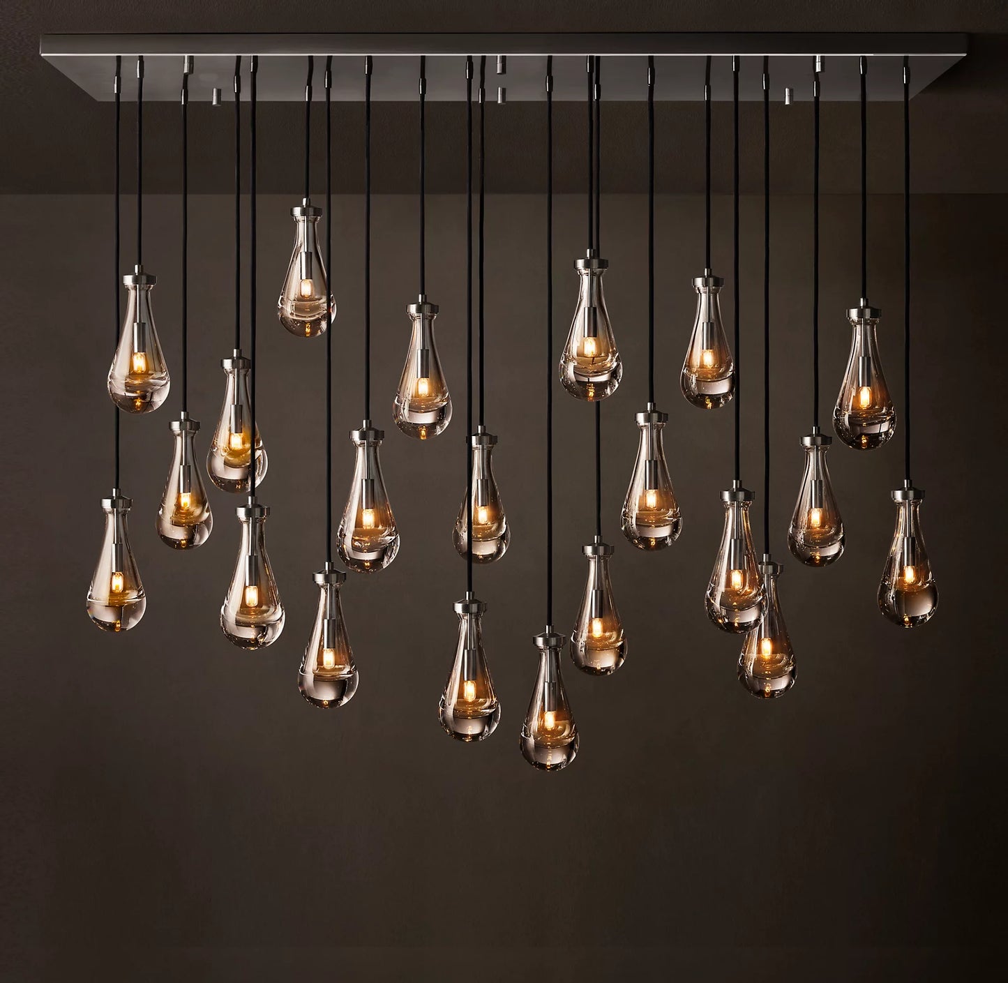 Rain Rectangular Chandelier 54 inch