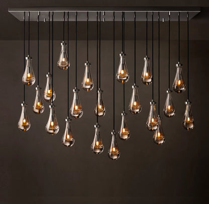 Rain Rectangular Chandelier 54 inch