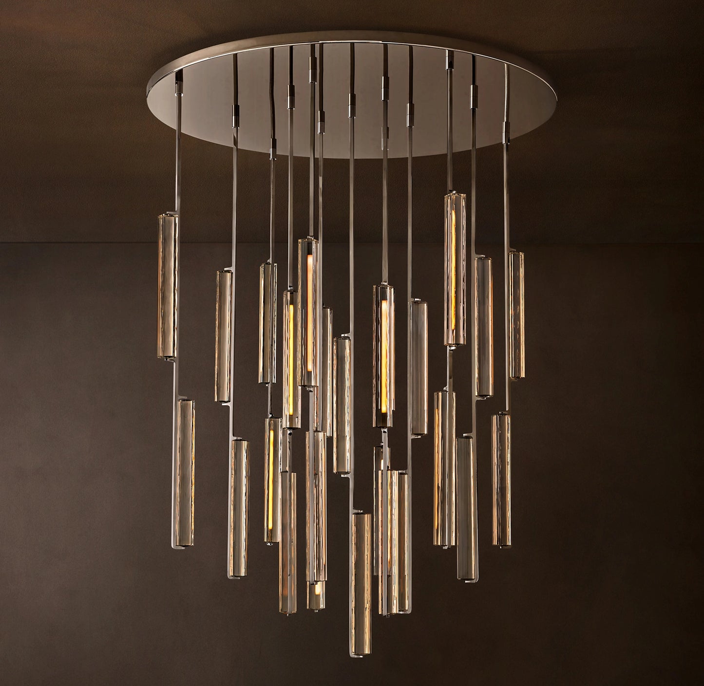 Audubon Crystal Round Chandelier 24 inch