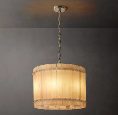 San Marco Alabaster Round Chandelier 60 inch