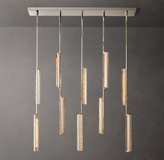 Audubon Crystal Linear Chandelier