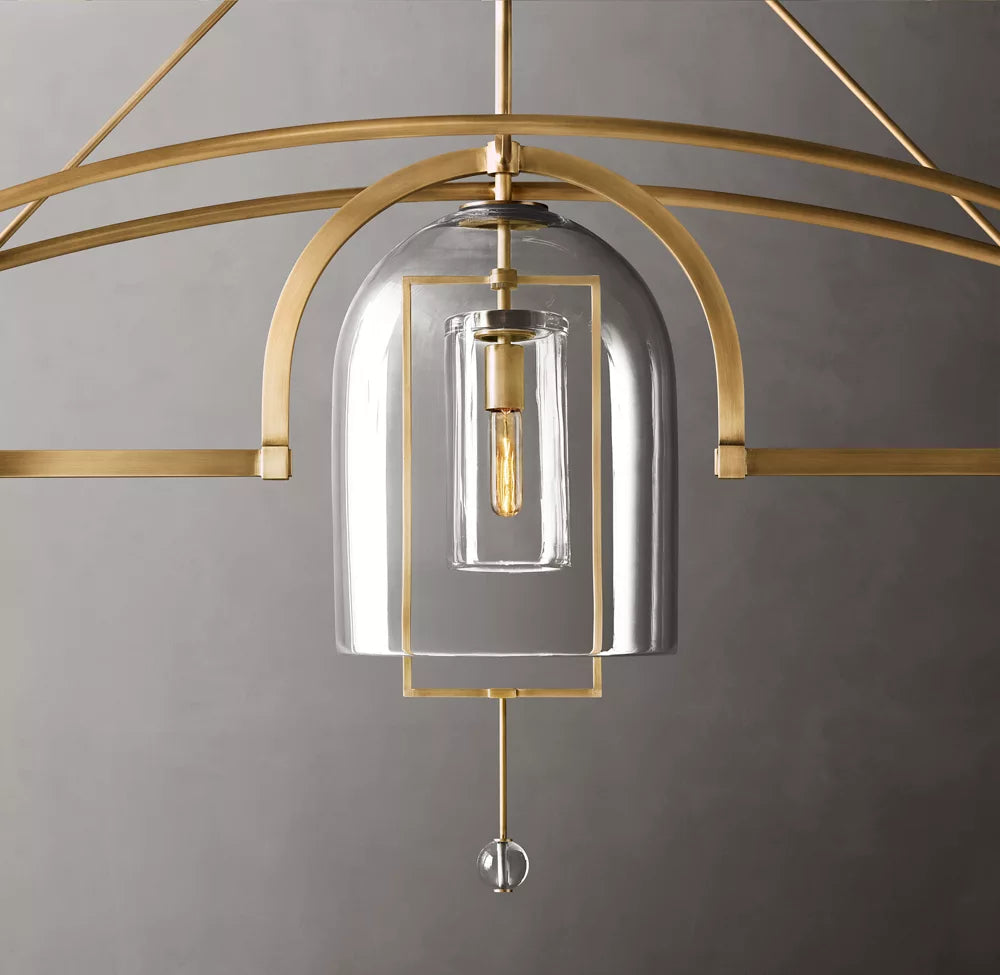 Fulcrum Grand Linear Chandelier 61 inch
