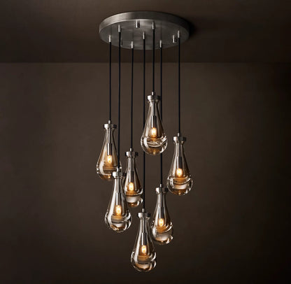 Rain Round Chandelier 36 inch