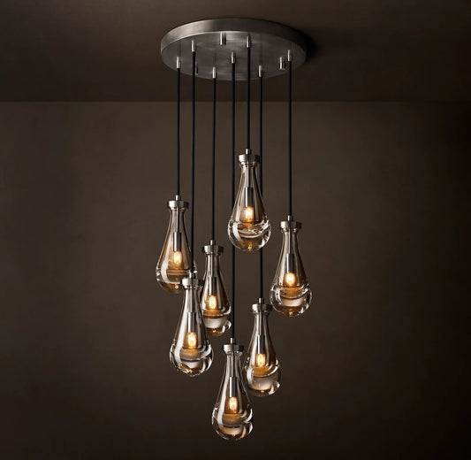Rain Round Chandelier 18 inch