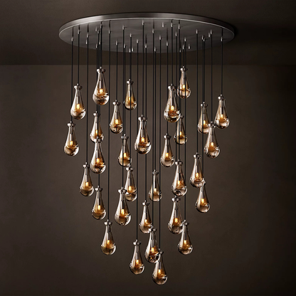 Rain Round Chandelier 36 inch