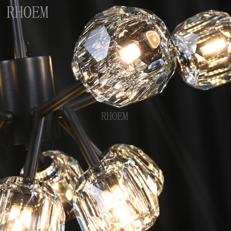 Boule De Cristal Clear Glass Round Chandelier | 24" - 72"