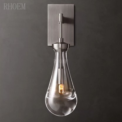 Modern Teardrop Glass Wall Sconce | Luxury Minimalist Light