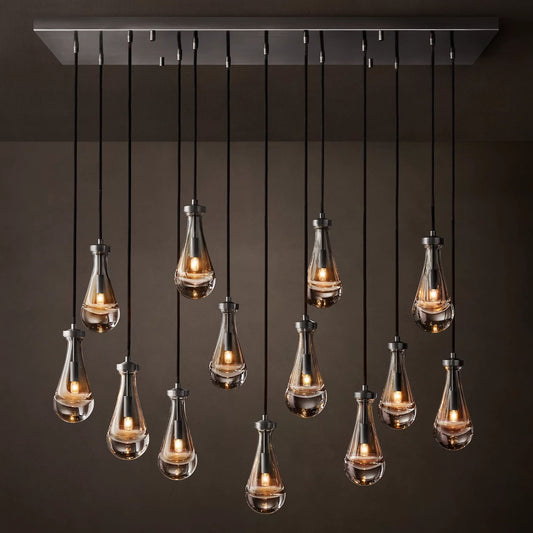 Rain Rectangular Chandelier 54 inch