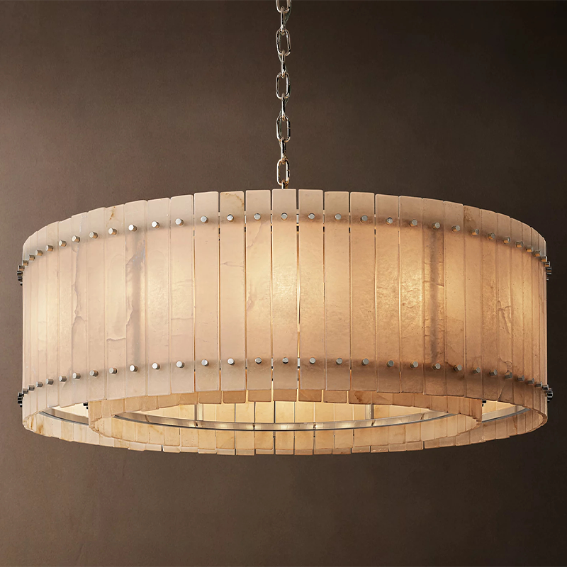 San Marco Alabaster Round Chandelier 60 inch