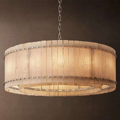 San Marco Alabaster Round Chandelier 60 inch