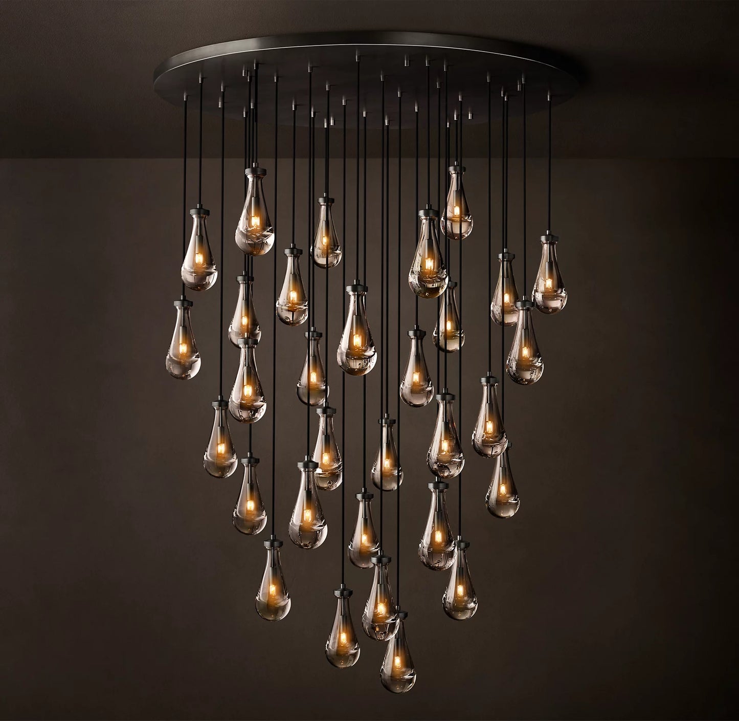 Rain Round Chandelier 36 inch