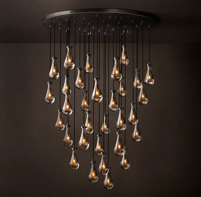 Rain Round Chandelier 36 inch