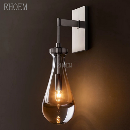 Modern Teardrop Glass Wall Sconce | Luxury Minimalist Light