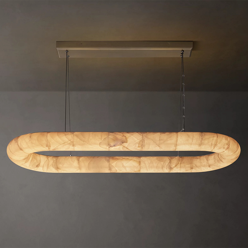 Rivage Lisse Oval Chandelier 57 inch