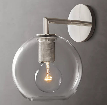 Utilitaire Globe Shade Sconce 10 inch