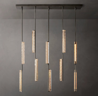 Audubon Crystal Linear Chandelier