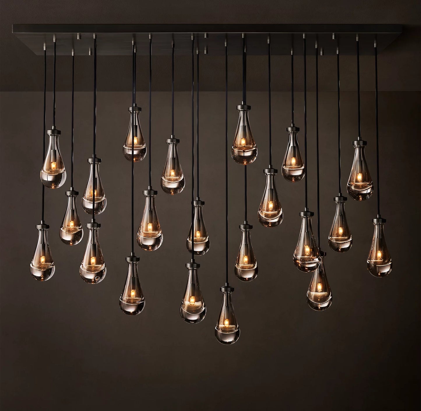 Rain Rectangular Chandelier 54 inch