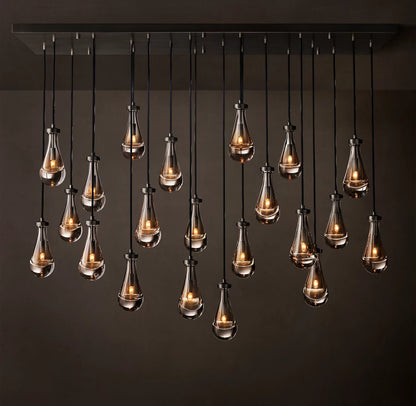 Rain Rectangular Chandelier 54 inch