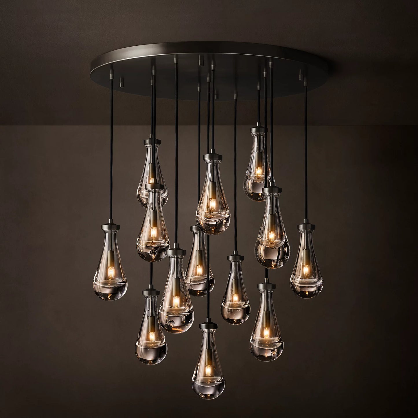 Rain Round Chandelier 36 inch