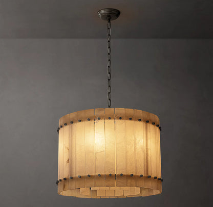 San Marco Alabaster Round Chandelier 60 inch