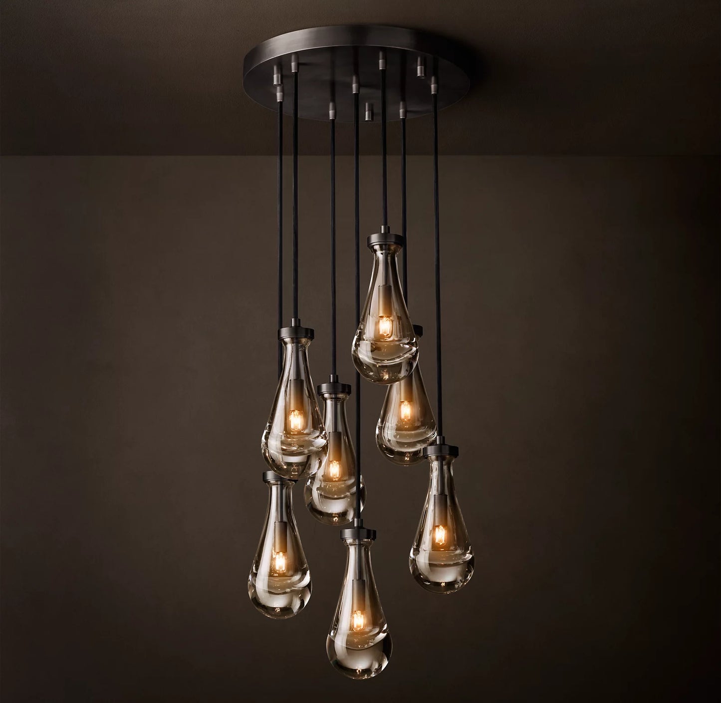 Rain Round Chandelier 36 inch