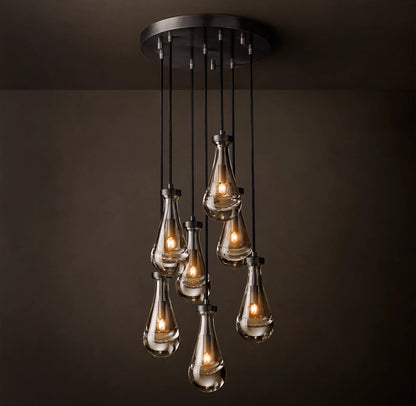 Rain Round Chandelier 36 inch