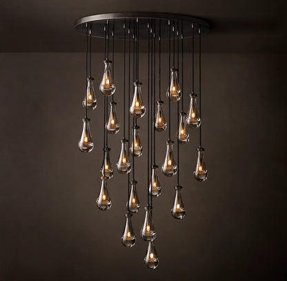 Rain Round Chandelier 36 inch