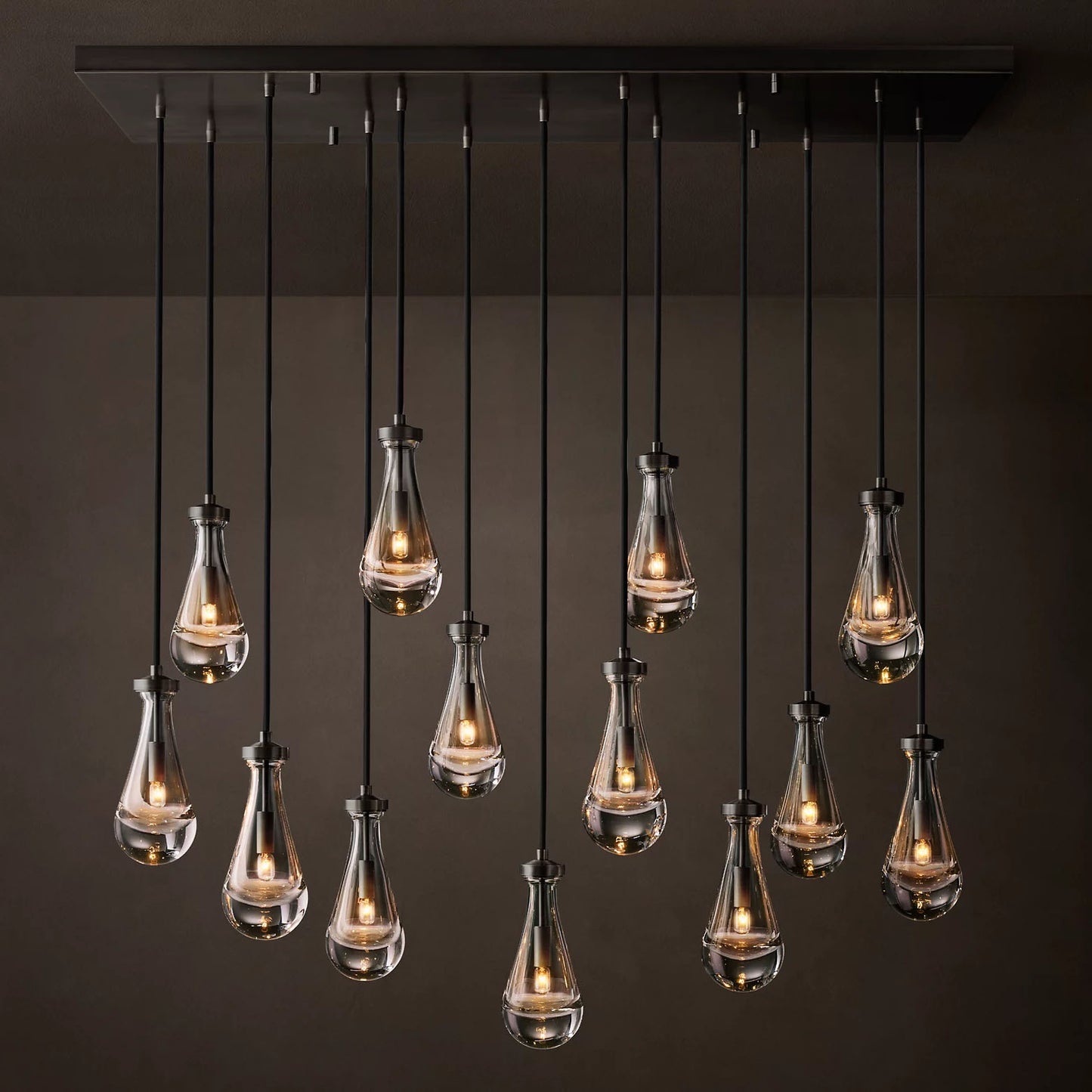Rain Rectangular Chandelier 54 inch