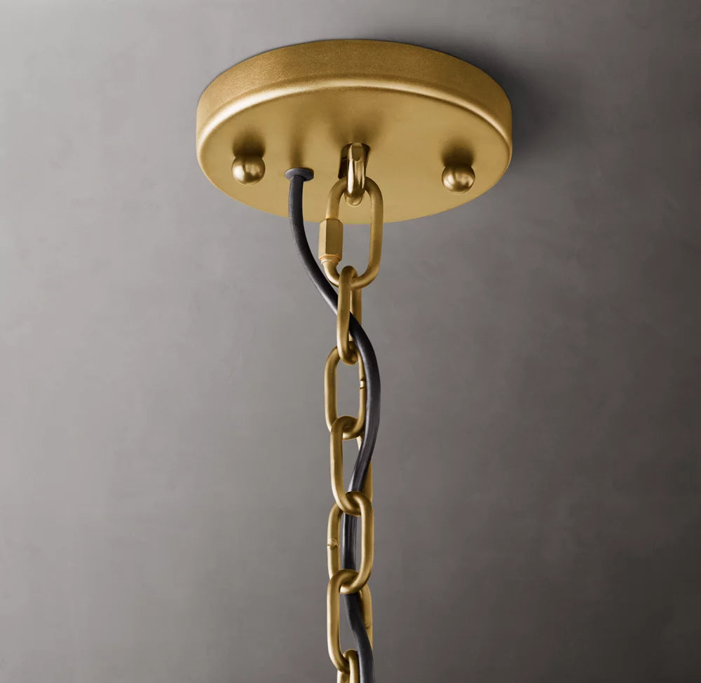 Harlow Calcite Round Chandelier 19 inch