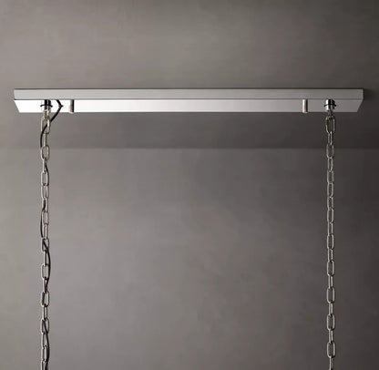 Harlow Calcite Rectangular Chandelier 73 inch