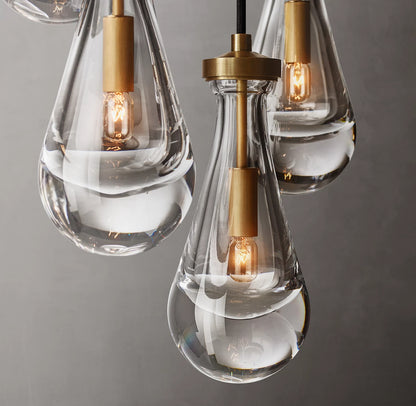 Rain Round Chandelier 36 inch