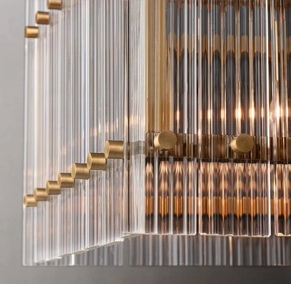 San Marco Glass Linear Chandelier 54 inch