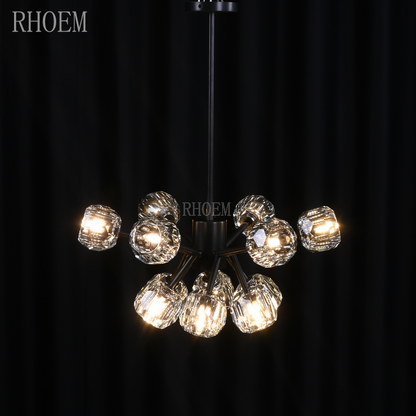 Boule De Cristal Clear Glass Round Chandelier | 24" - 72"