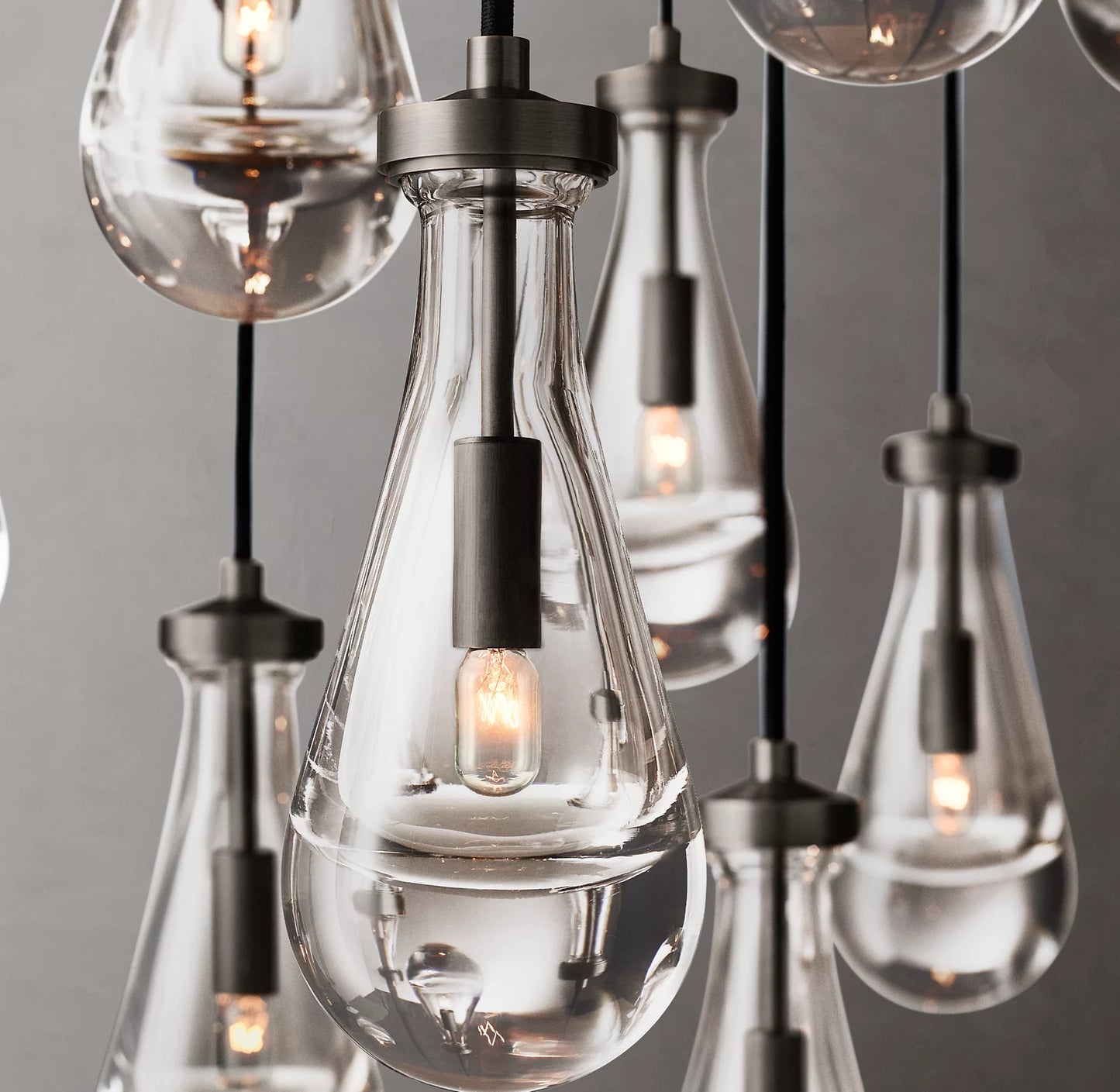 Rain Round Chandelier 36 inch