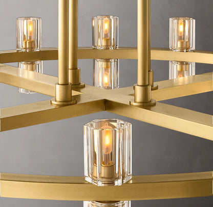 Arcachon Led Round Two-Tier Chandelier 60 inch