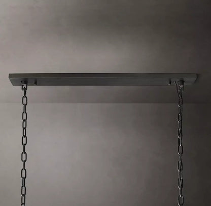 Harlow Calcite Rectangular Chandelier 73 inch
