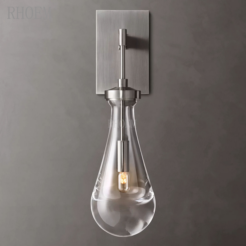 Modern Teardrop Glass Wall Sconce | Luxury Minimalist Light