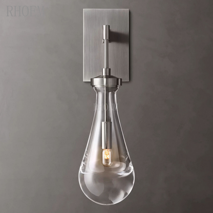 Modern Teardrop Glass Wall Sconce | Luxury Minimalist Light