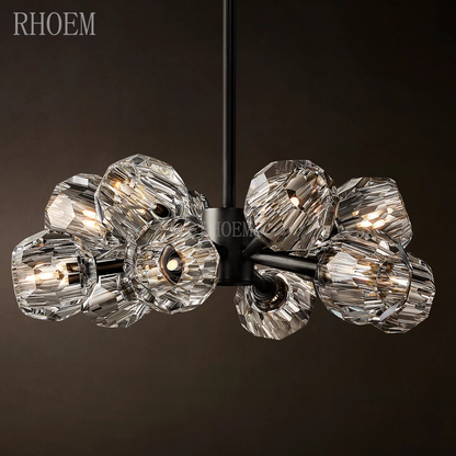Boule De Cristal Clear Glass Round Chandelier | 24" - 72"