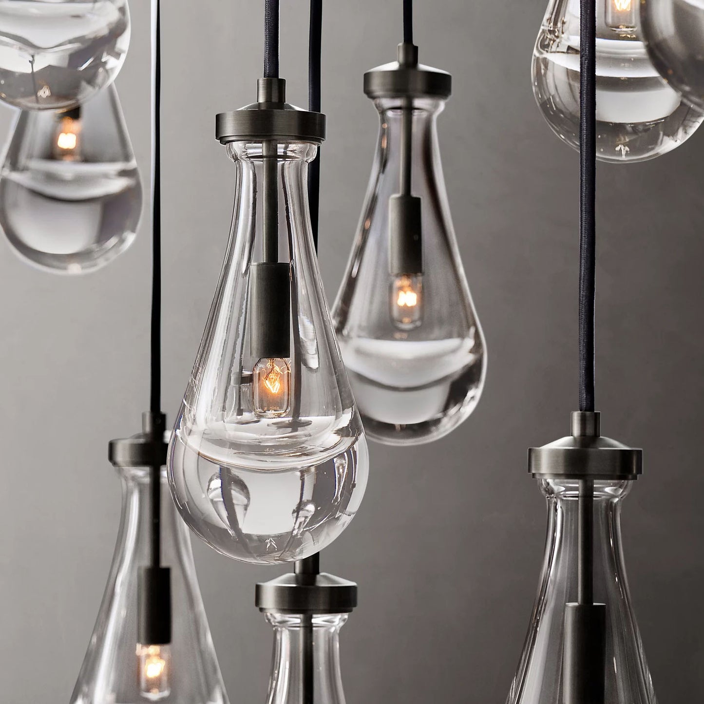 Rain Rectangular Chandelier 54 inch