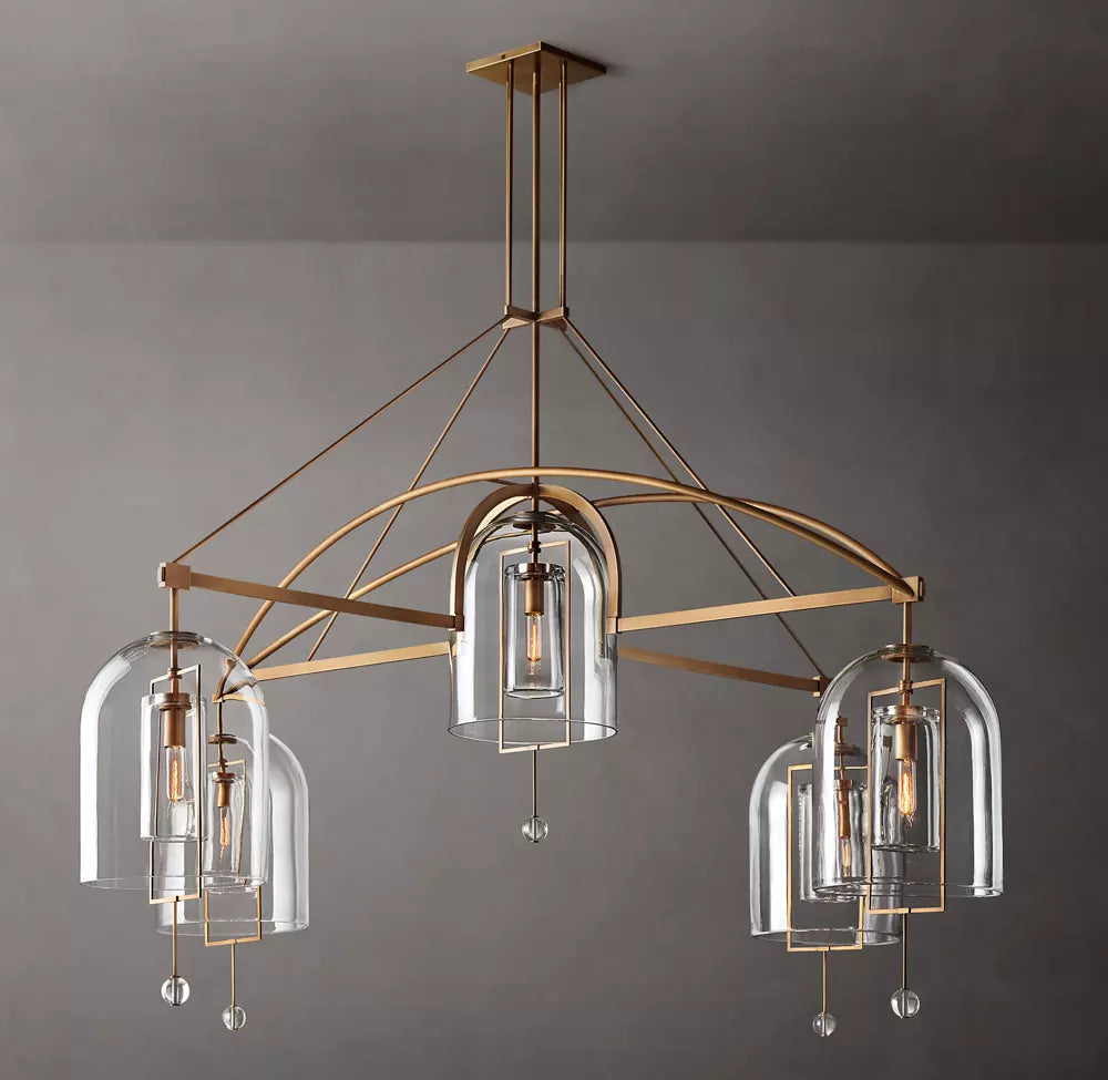 Fulcrum Grand Round Chandelier 73 inch