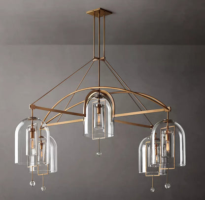 Fulcrum Grand Round Chandelier 73 inch