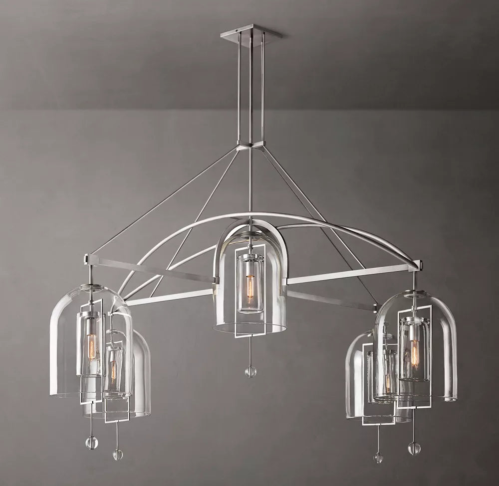 Fulcrum Grand Round Chandelier 73 inch