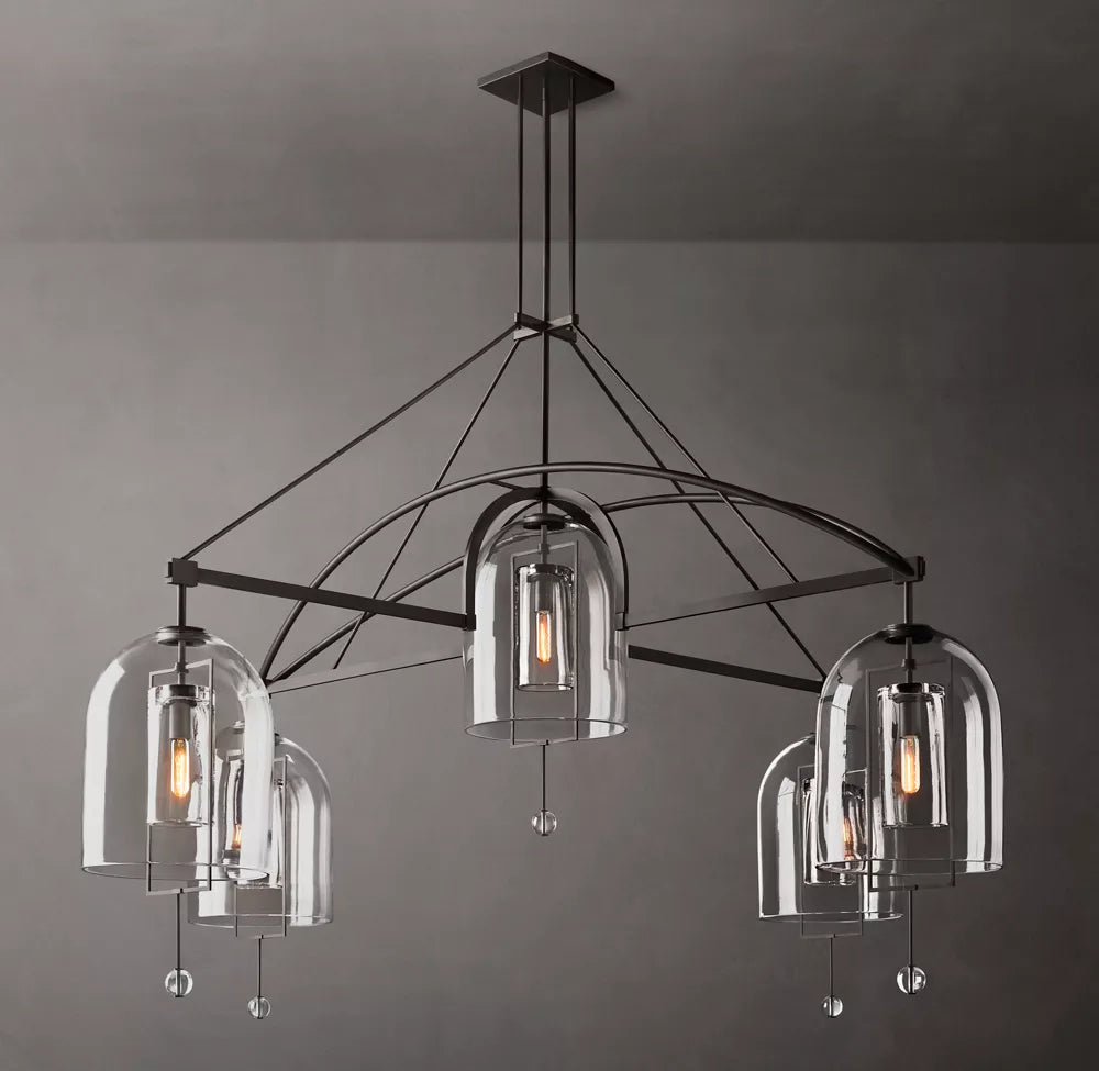 Fulcrum Grand Round Chandelier 73 inch