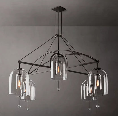 Fulcrum Grand Round Chandelier 73 inch