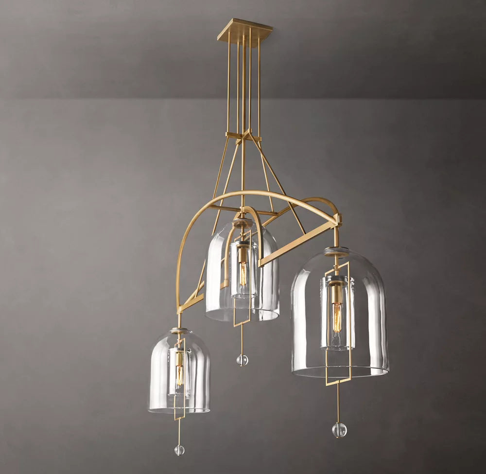 Fulcrum Grand Linear Chandelier 61 inch